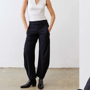 RUTI THE ON THE LOOSE WORK PANTS Black size 0.